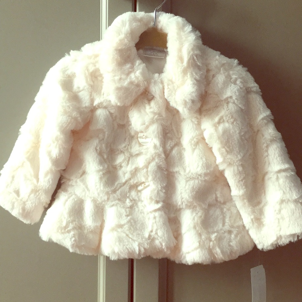 Faux Fur Baby Girls Jacket